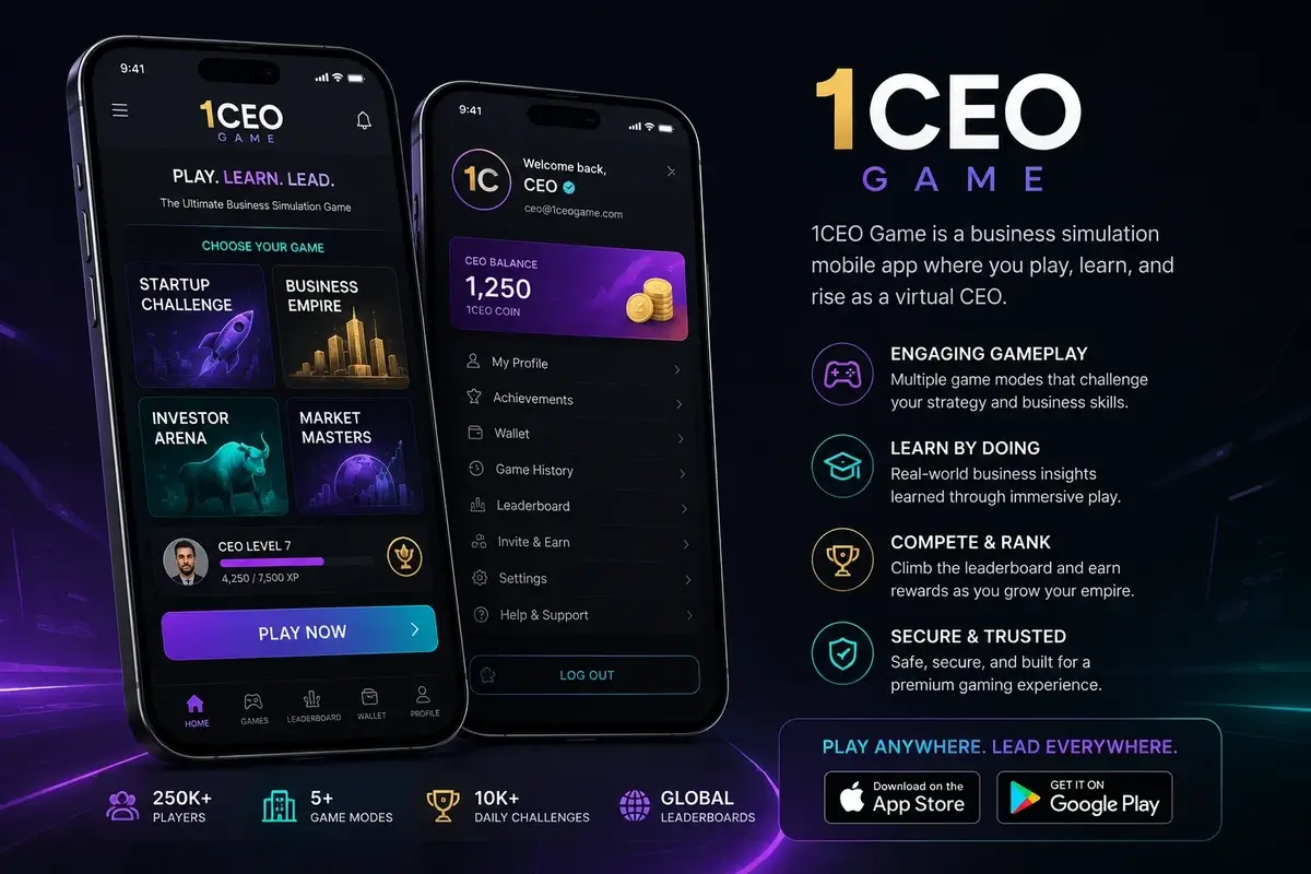 1CEO Game mobile app information