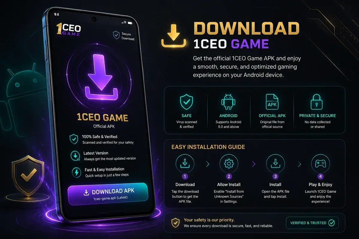 1CEO Game download and installation information